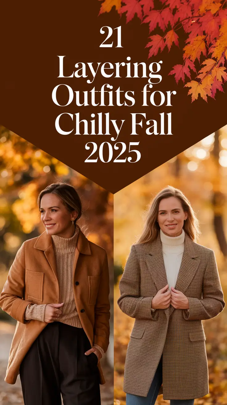 Layering Outfits for Chilly Fall 2025: Trendy Ideas to Dress to Impress