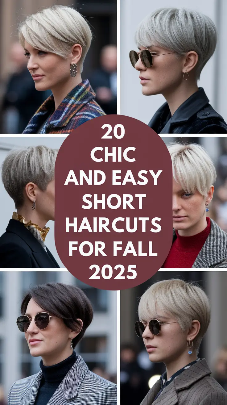 Chic and Easy Short Haircuts for Fall 2025: Trendy Styles for Women