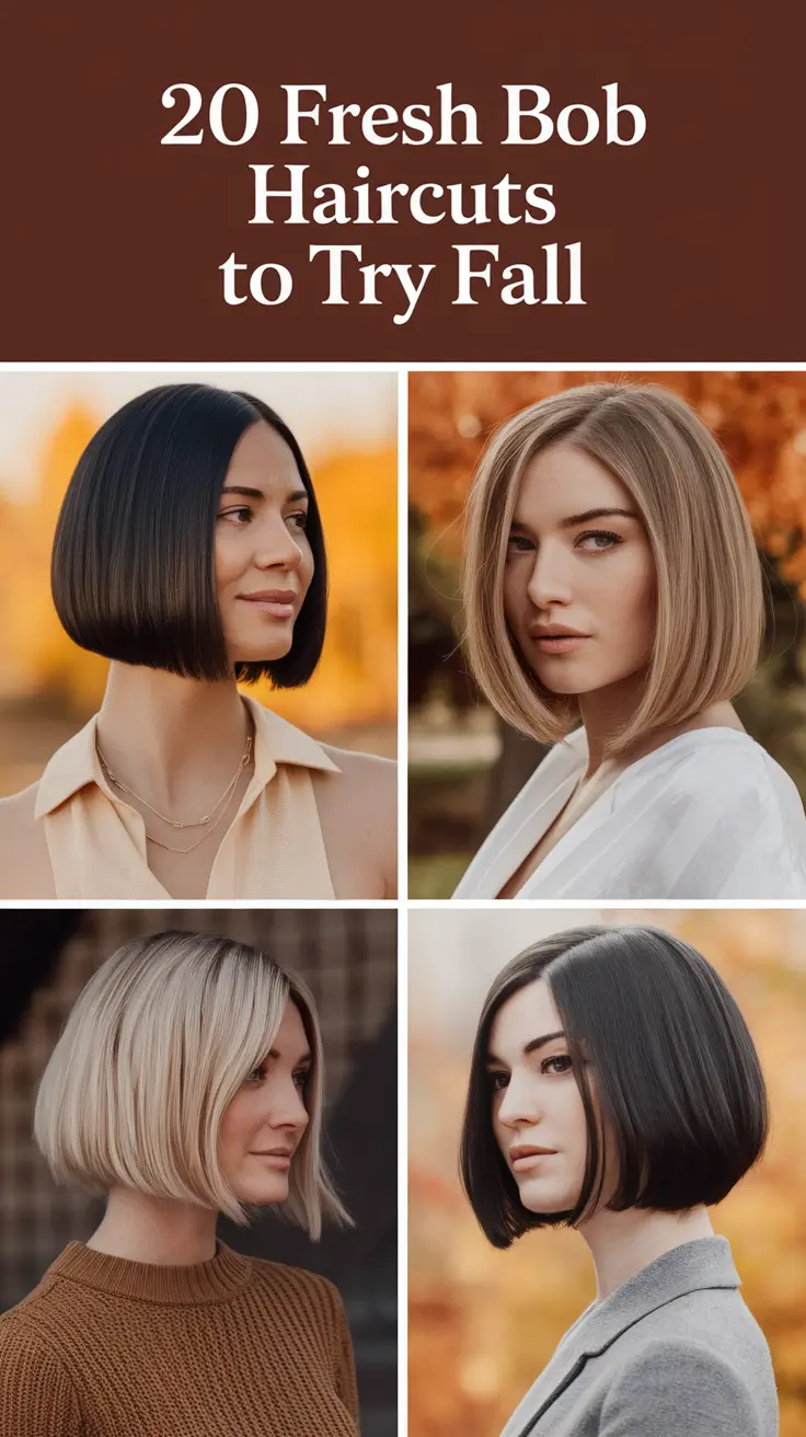Fresh Bob Haircuts to Try Fall 2025: Chic & Trendy Styles for Every Woman