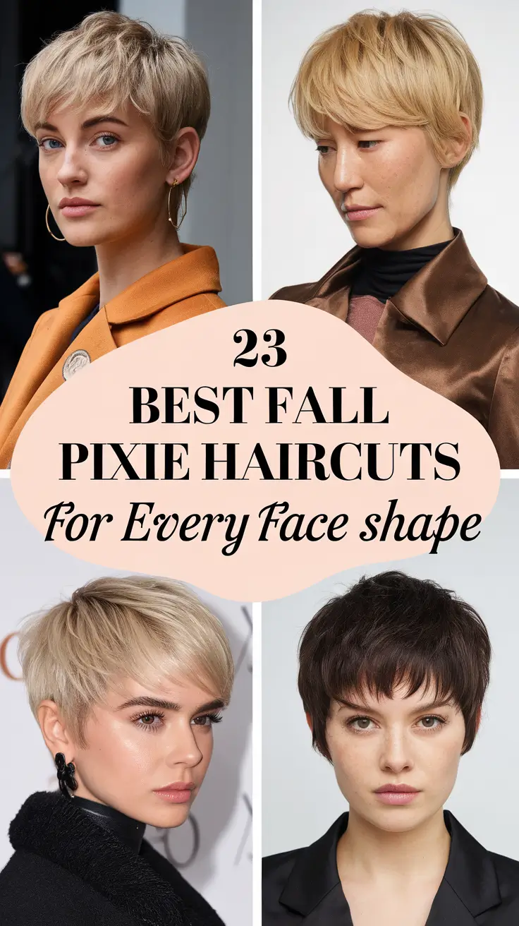 Best Fall 2025 Pixie Haircuts for Every Face Shape That Flatter Instantly