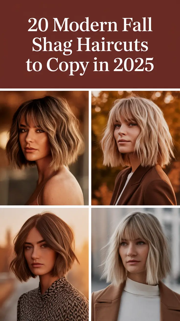 Modern Fall Shag Haircuts to Copy in 2025: Short & Long Styles for a Trendy Refresh