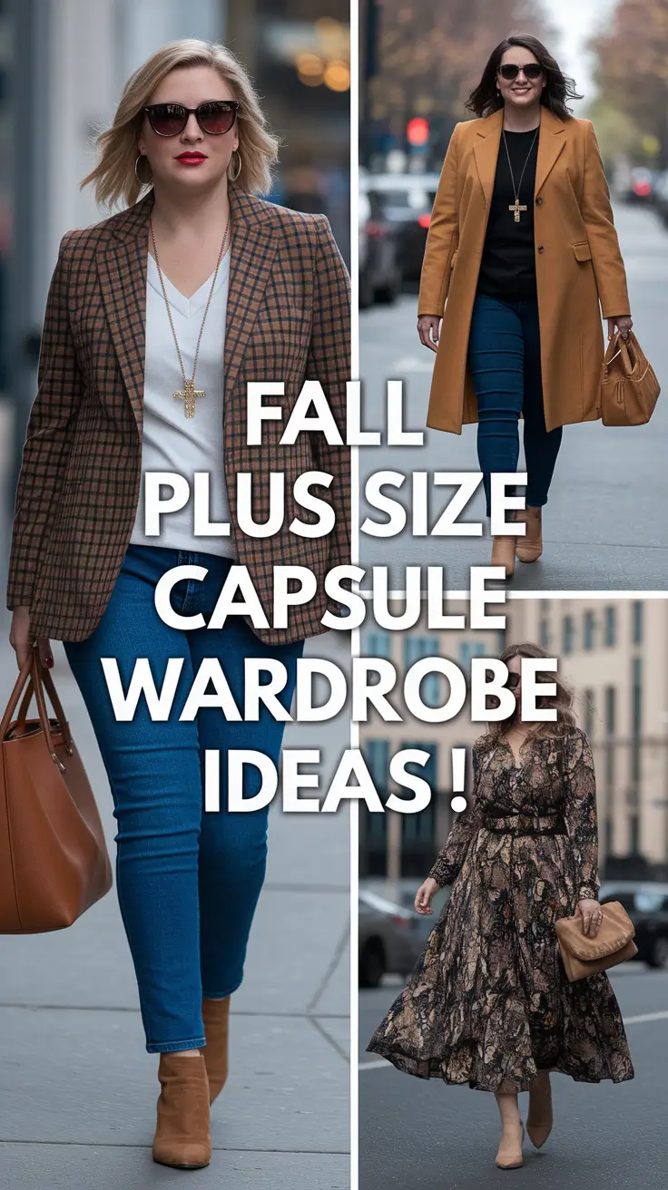 Fall Plus Size Capsule Wardrobe Ideas 2025: Stylish Layers for Cool Weather Confidence