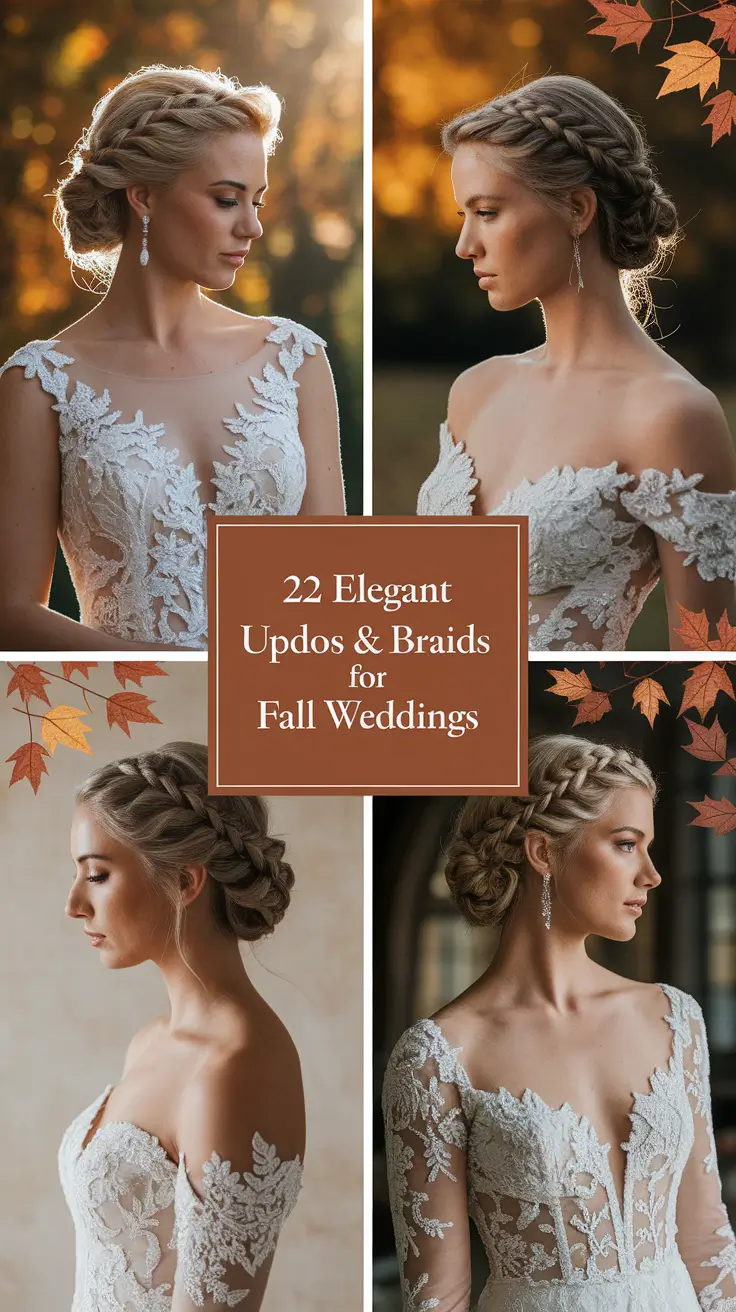 Elegant Updos & Braids for Fall Weddings 2025: Inspo for Every Bride & Guest