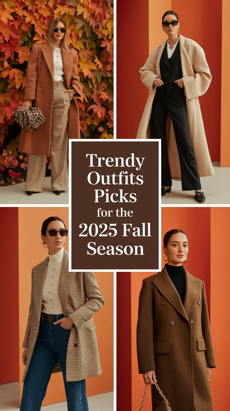 Trendy Outfits Picks for the 2025 Fall Season: Casual Chic & Street Style Ideas