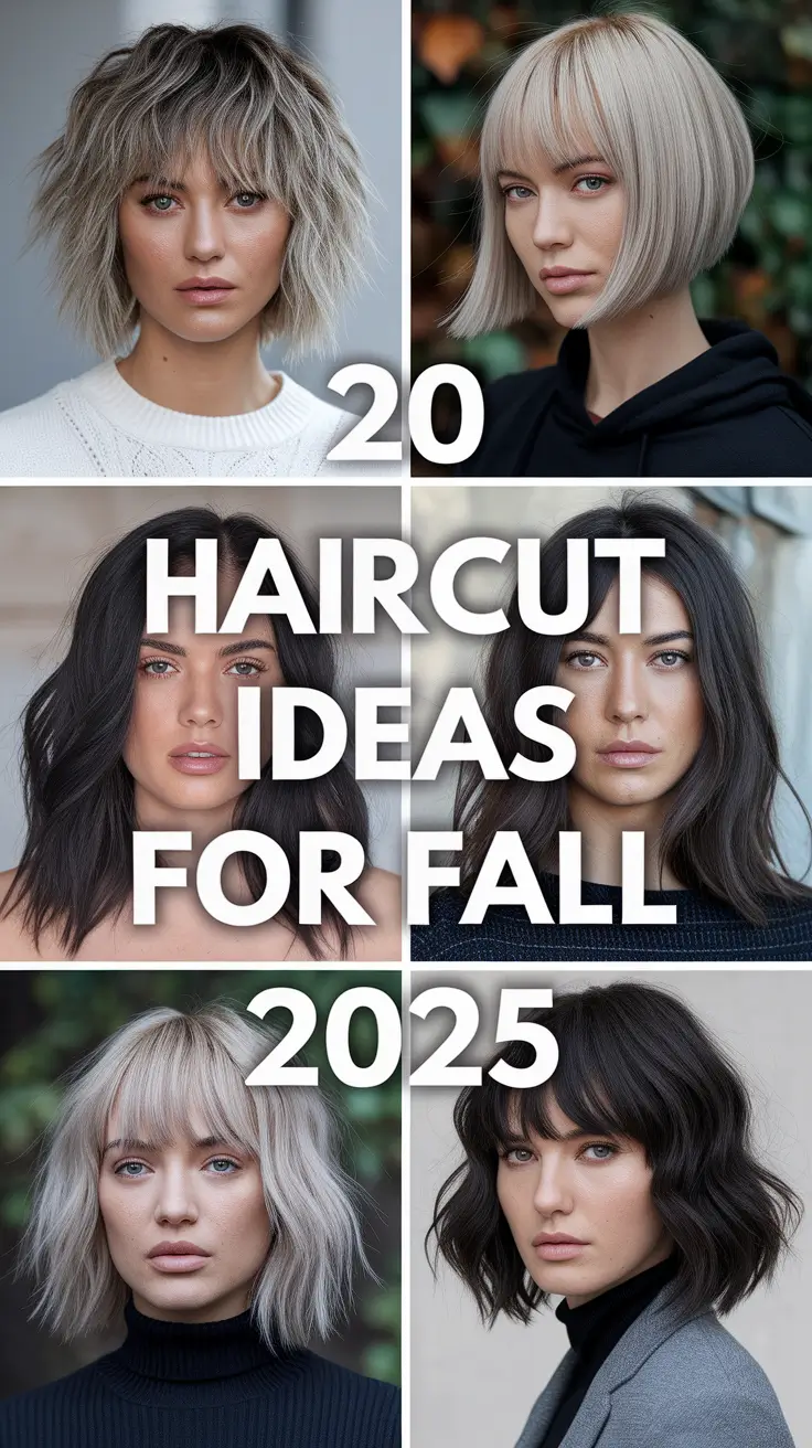 Haircut Ideas for Fall 2025: Fresh, Chic, and Totally Wearable Looks