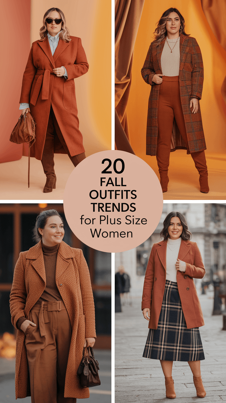 2025 Fall Outfits Trends for Plus Size Women: 20 Stylish Ideas for Real Life
