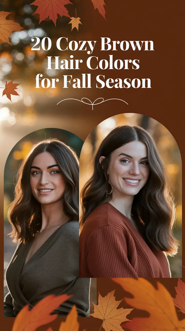 Cozy Brown Hair Colors for Fall Season 2025: Pretty Highlights and Brunette Ideas to Try Now
