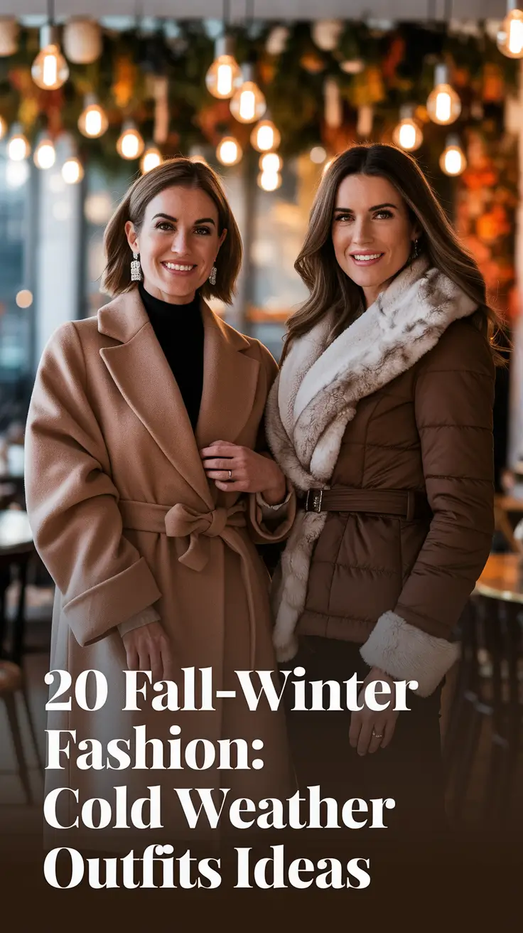 2025 Fall-Winter Fashion: Cold Weather Outfits Ideas to Stay Chic and Cozy