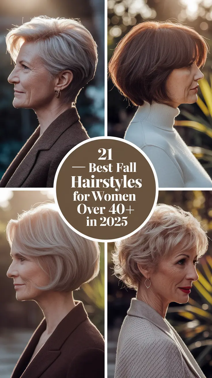 Best Fall Hairstyles for Women 40+ in 2025 – Elegant, Modern & Easy Looks