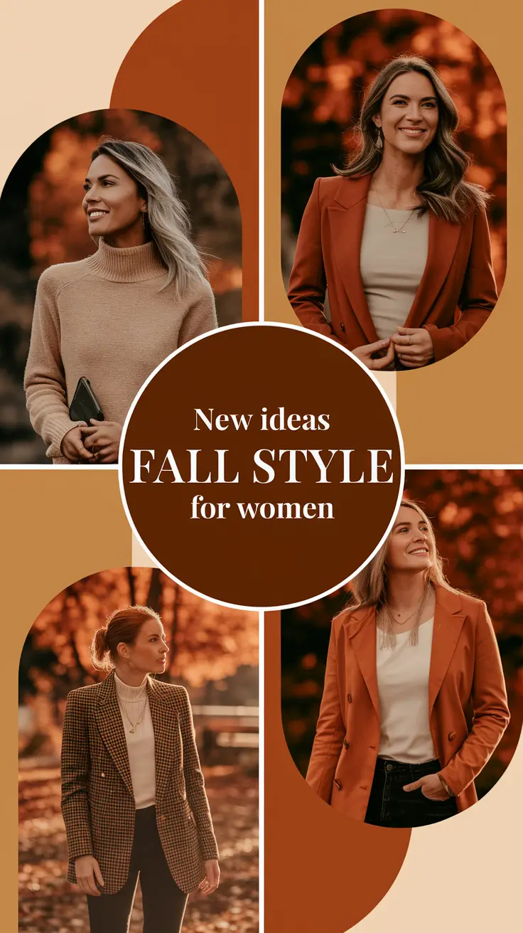 New Ideas 2025 Fall Style for Women: Fresh Outfits to Inspire Your Autumn Wardrobe