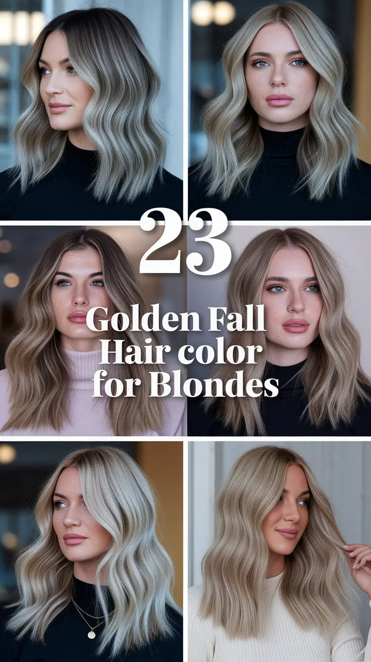 Golden Fall Hair Color for Blondes in 2025: Trendy Balayage, Money-Piece Magic & More