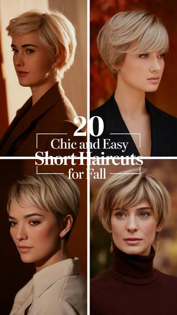 Chic and Easy Short Haircuts for Fall 2025: Trendy Styles for Women