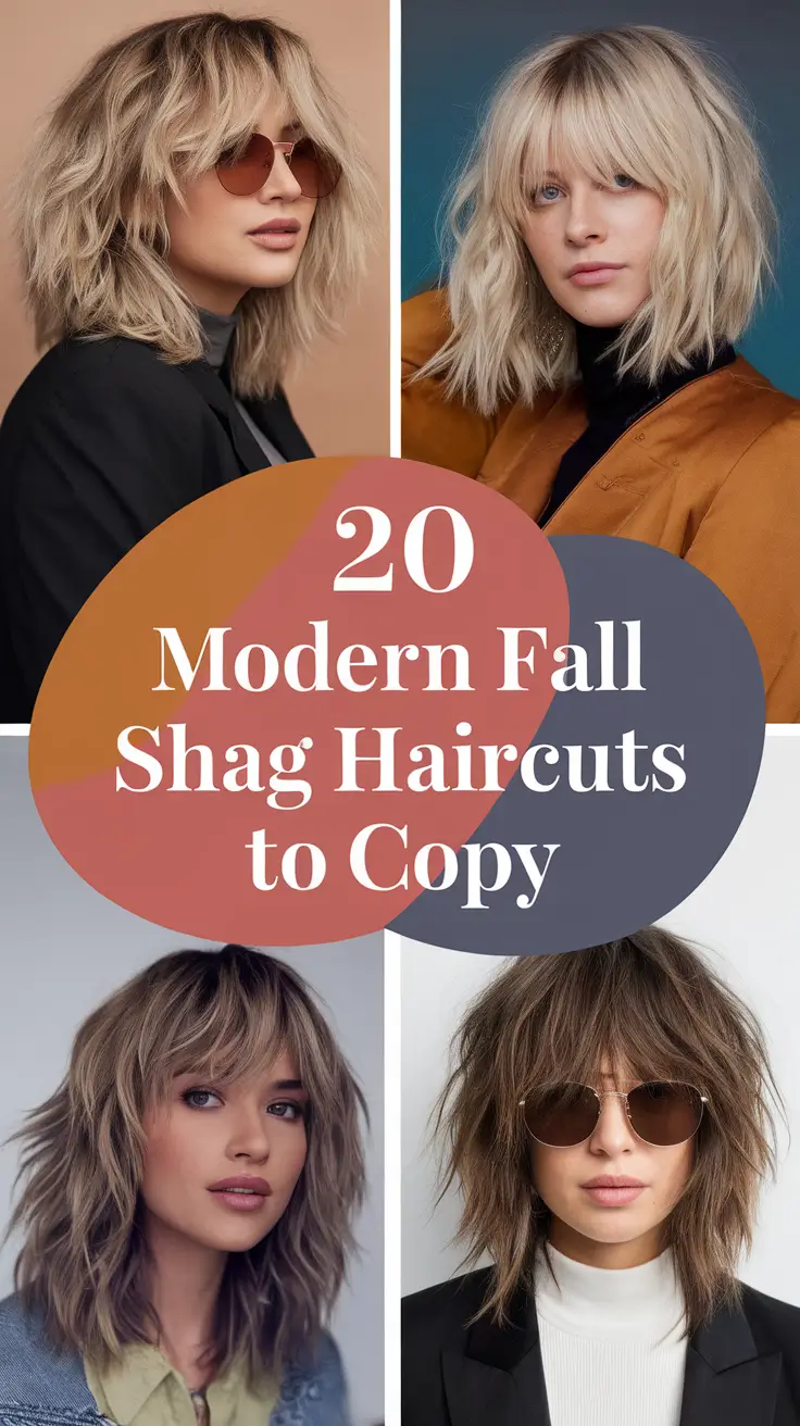Modern Fall Shag Haircuts to Copy in 2025: Short & Long Styles for a Trendy Refresh
