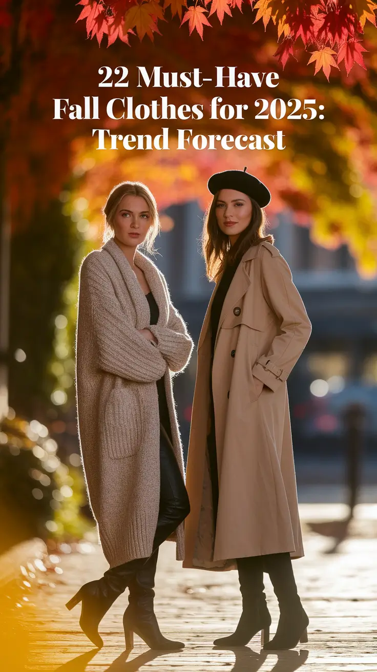 Must-Have Fall Clothes for 2025: Trend Forecast