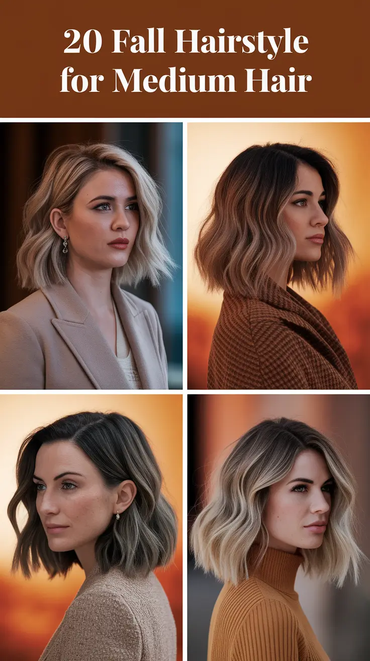 Fall Hairstyle for Medium Hair 2025: Easy & Elegant Looks for Every Hair Type