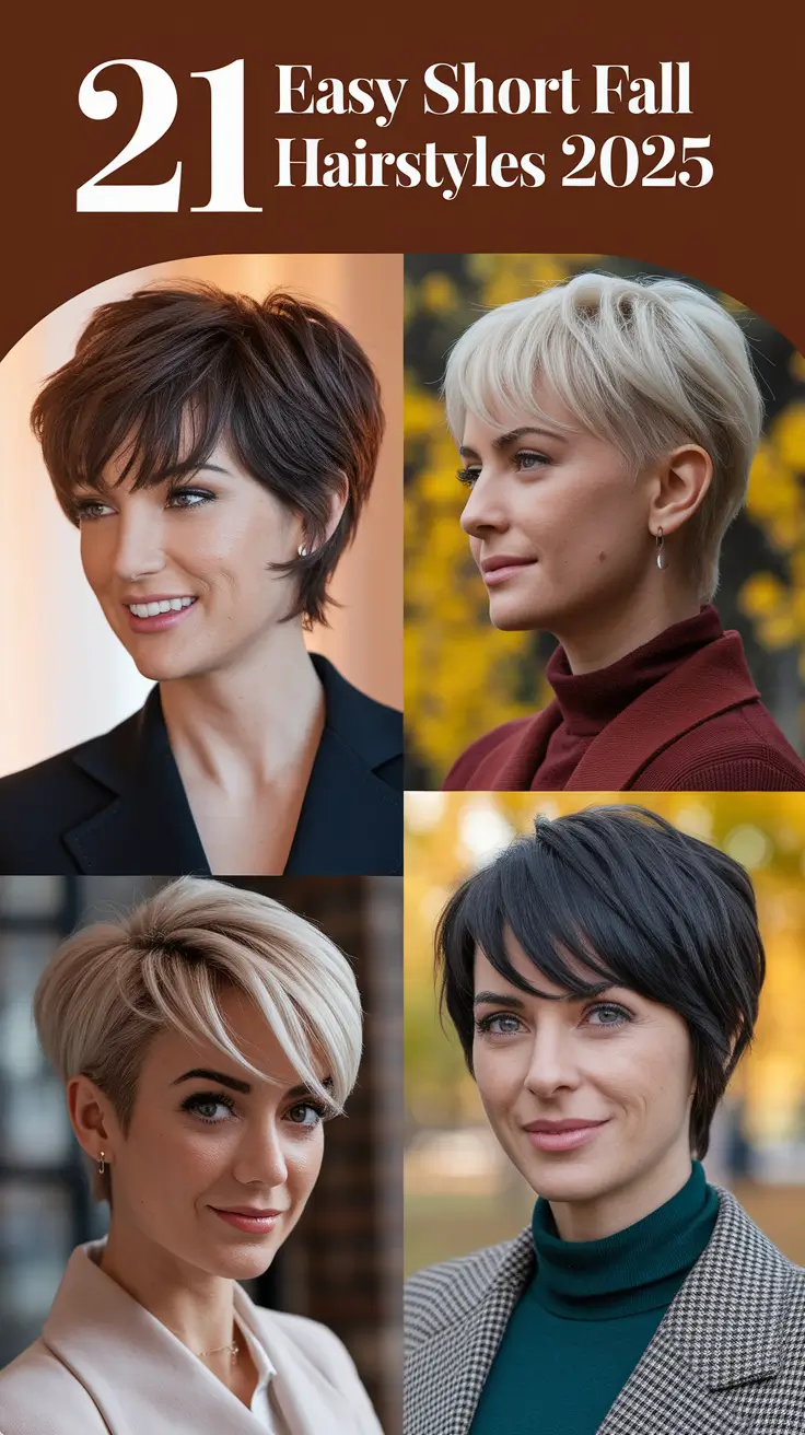 Easy Short Fall Hairstyles 2025: Cute & Effortless Looks to Try This Autumn