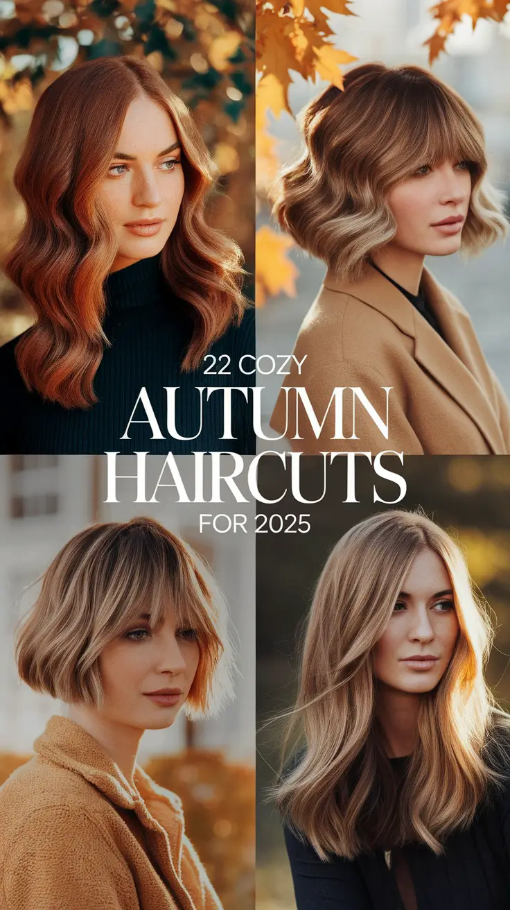 Cozy Autumn Haircuts for 2025 – Soft & Aesthetic Hair Ideas for Women