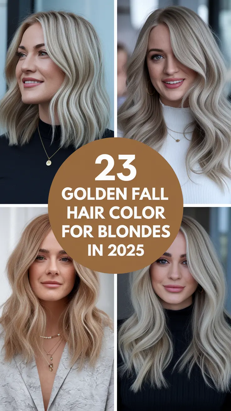 Golden Fall Hair Color for Blondes in 2025: Trendy Balayage, Money-Piece Magic & More
