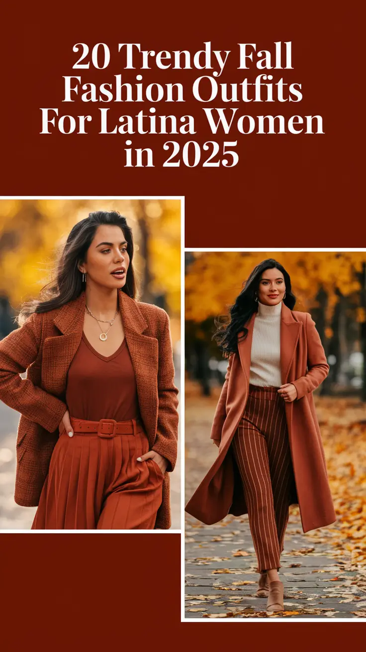 Trendy Fall Fashion Outfits for Latina Women in 2025