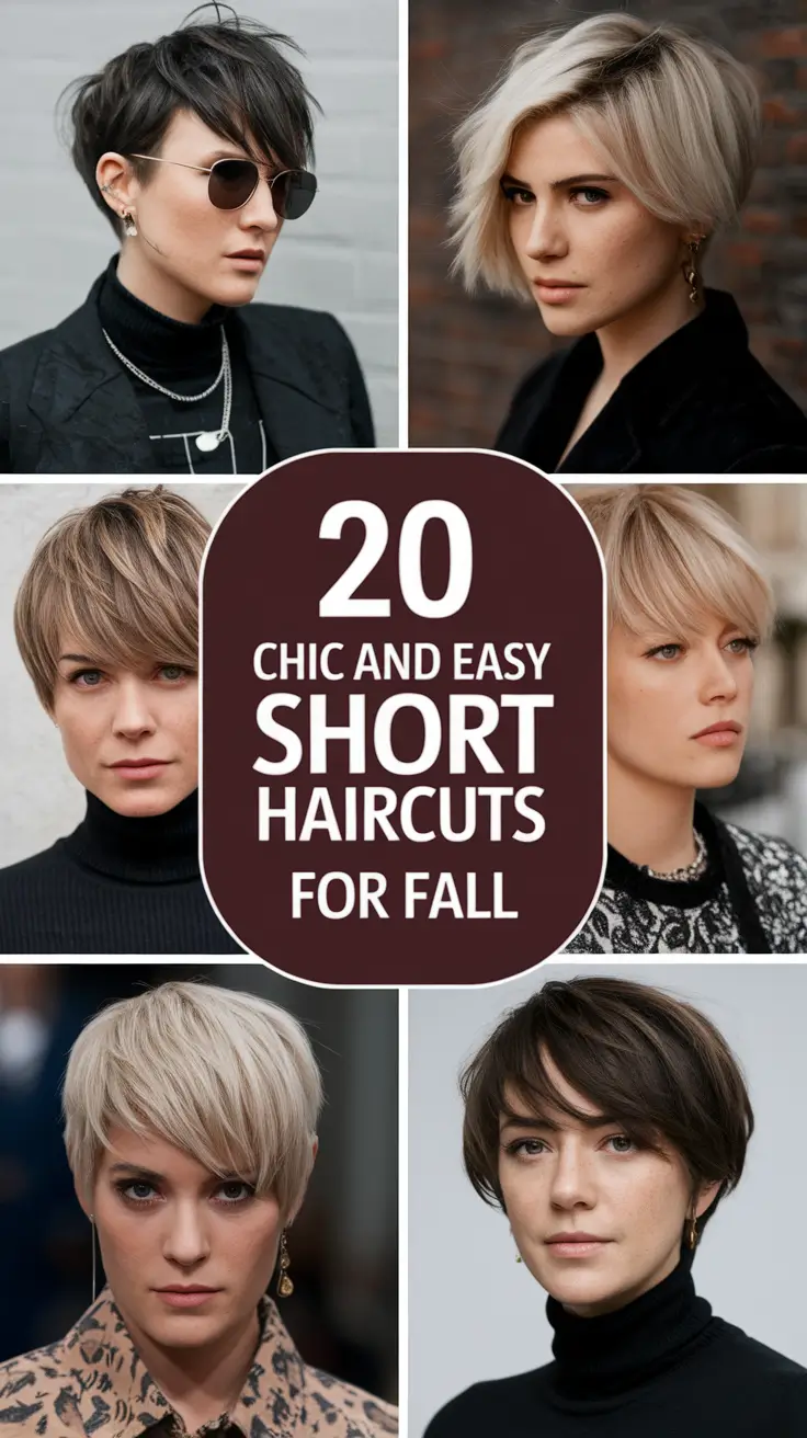 Chic and Easy Short Haircuts for Fall 2025: Trendy Styles for Women