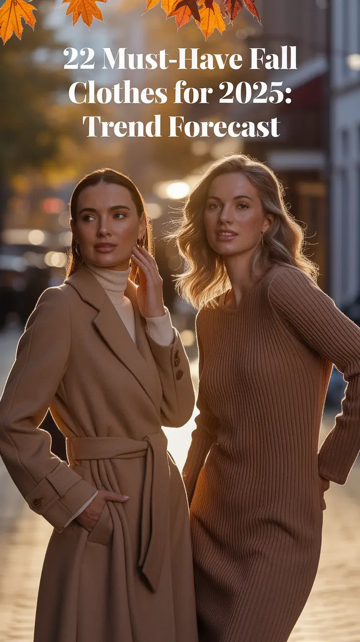 Must-Have Fall Clothes for 2025: Trend Forecast