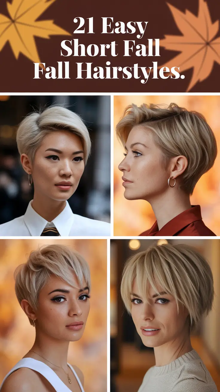 Easy Short Fall Hairstyles 2025: Cute & Effortless Looks to Try This Autumn