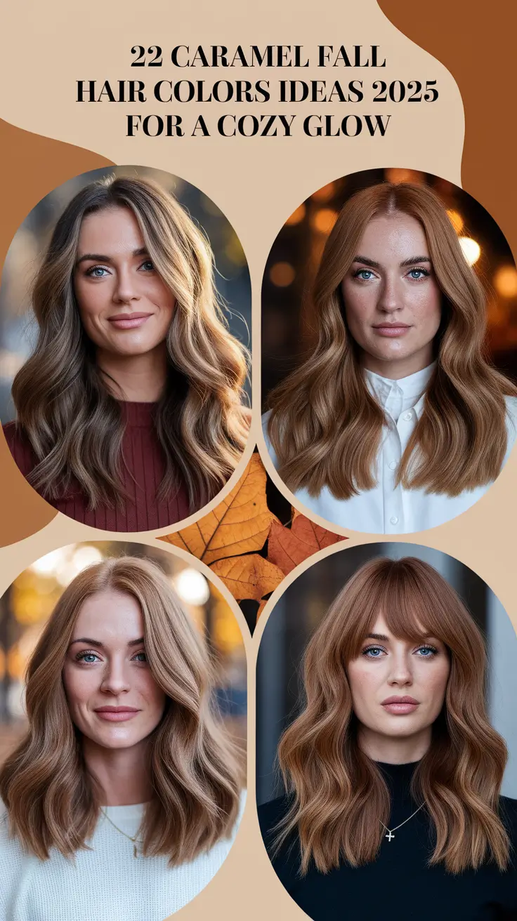 Caramel Fall Hair Colors Ideas 2025 for a Cozy Glow That Feels Like Harvest Magic