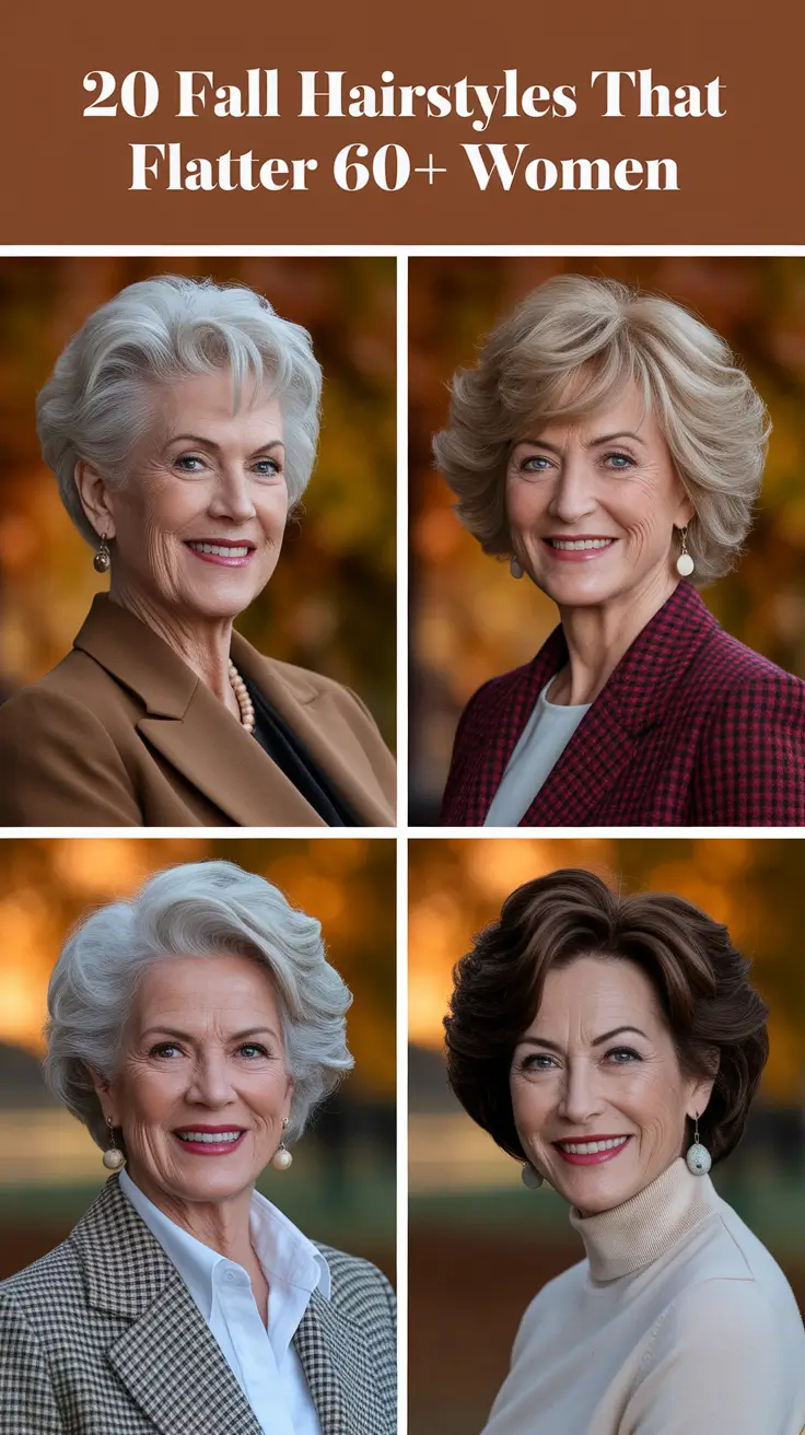 Fall 2025 Hairstyles That Flatter 60+ Women — Graceful, Trendy & Easy Cuts to Try This Season