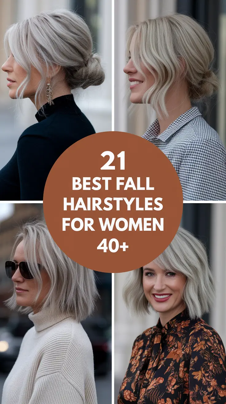 Best Fall Hairstyles for Women 40+ in 2025 – Elegant, Modern & Easy Looks