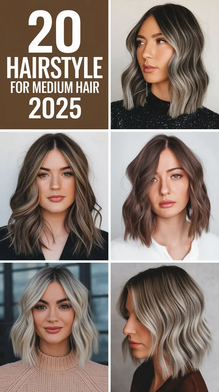 Fall Hairstyle for Medium Hair 2025: Easy & Elegant Looks for Every Hair Type