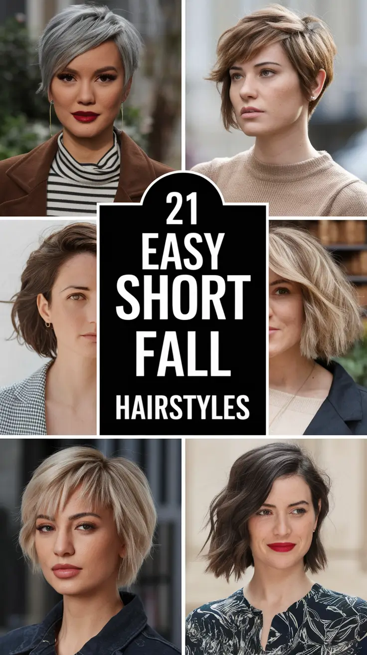 Easy Short Fall Hairstyles 2025: Cute & Effortless Looks to Try This Autumn