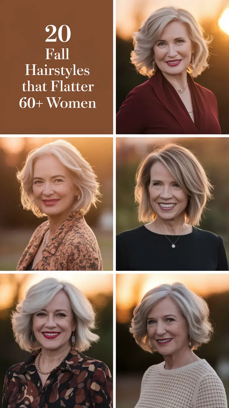Fall 2025 Hairstyles That Flatter 60+ Women — Graceful, Trendy & Easy Cuts to Try This Season