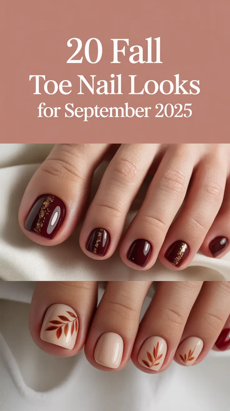 Fall Toe Nail Looks for September 2025: Pretty Polish Ideas and Designs You’ll Love