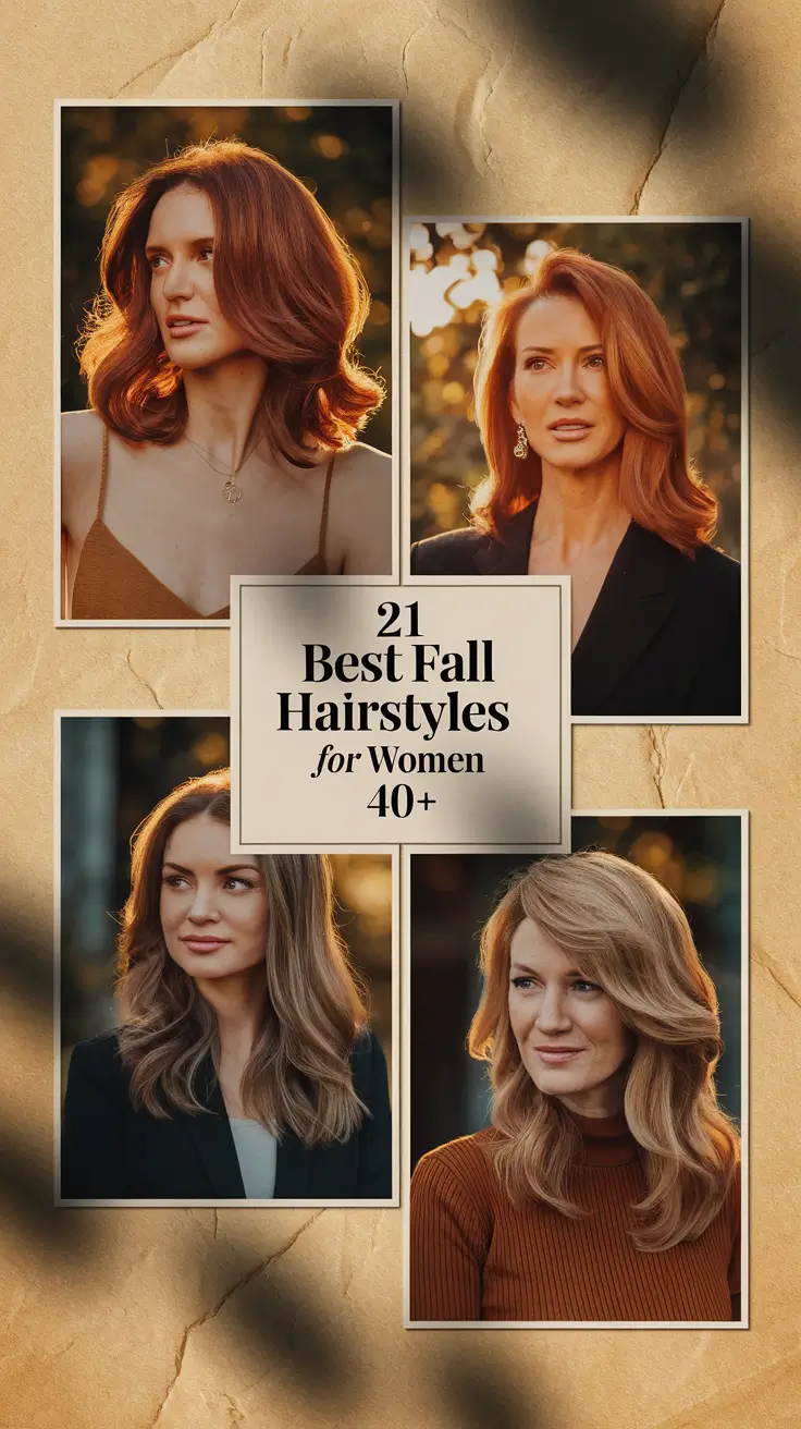 Best Fall Hairstyles for Women 40+ in 2025 – Elegant, Modern & Easy Looks