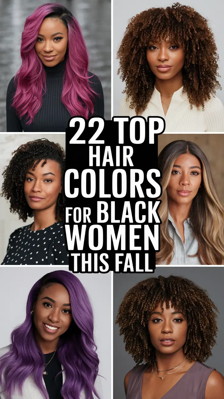 Top Hair Colors for Black Women This Fall 2025