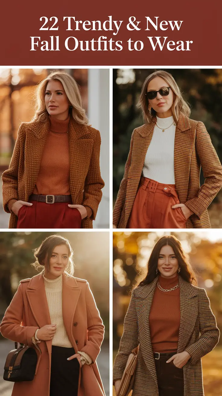 Trendy & New Fall Outfits to Wear 2025: Aesthetic Ideas for Every Style Mood