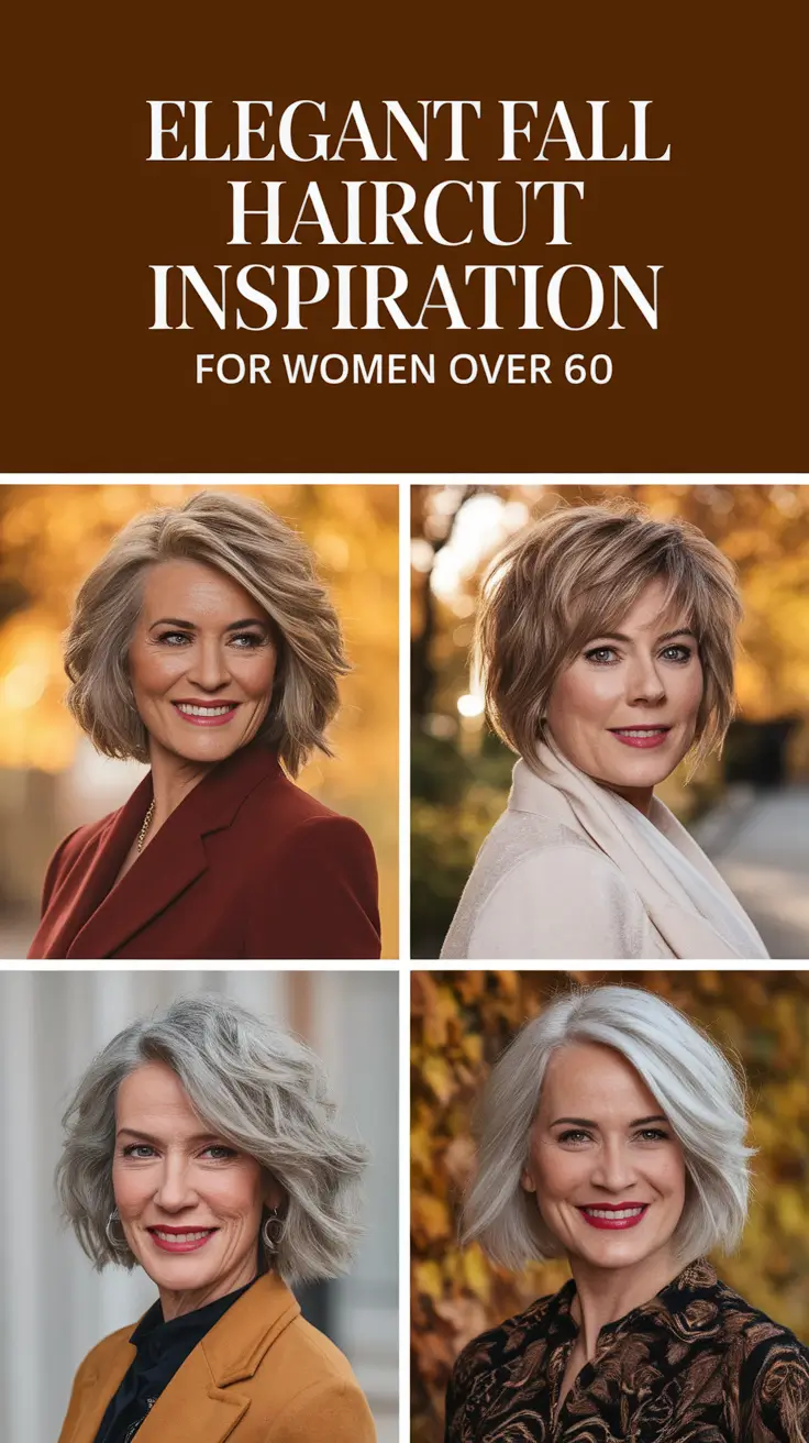 Elegant Fall 2025 Haircut Inspiration for Women Over 60: Stylish, Layered & Ageless Looks