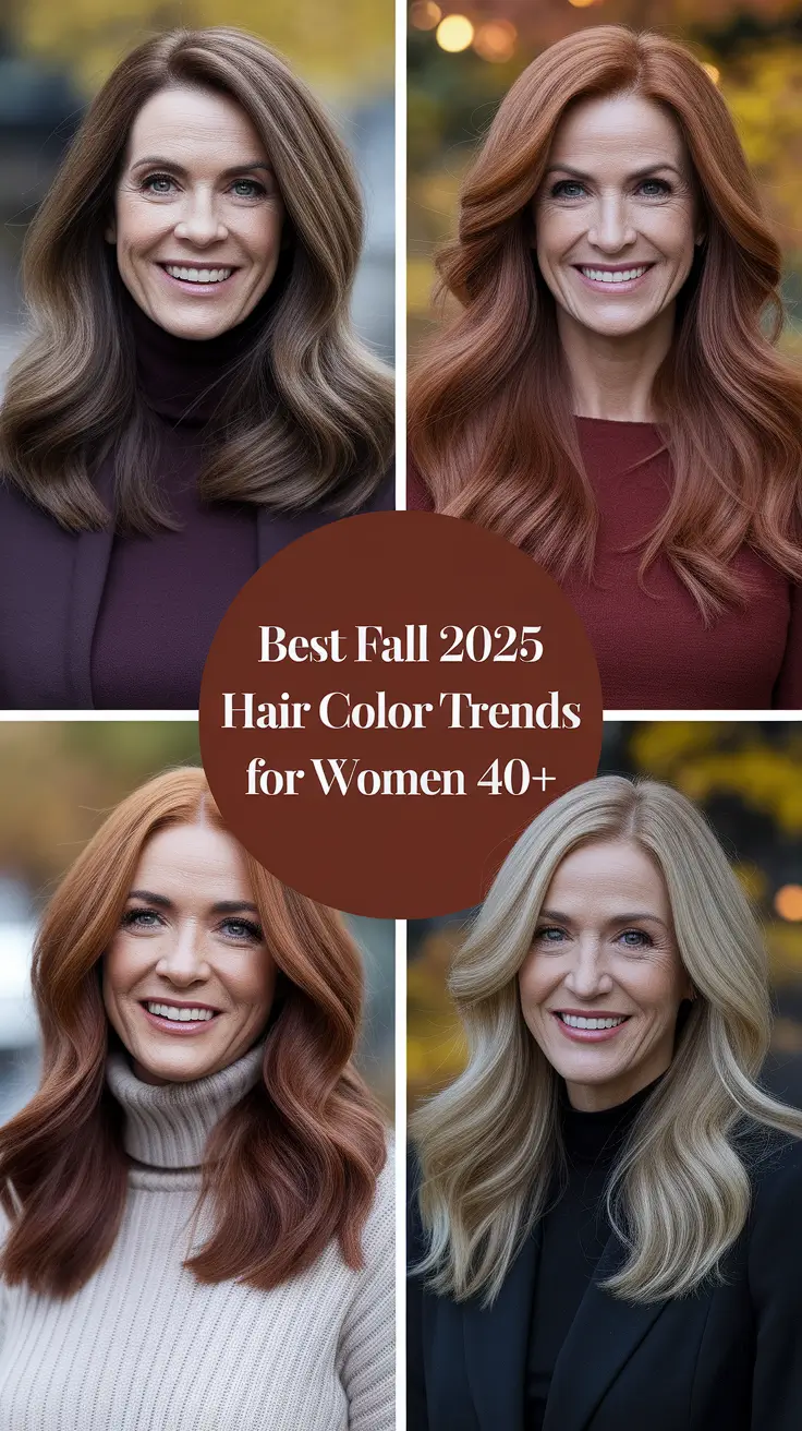 Best Fall 2025 Hair Color Trends for Women 40+: Embrace the Season with Fresh Styles