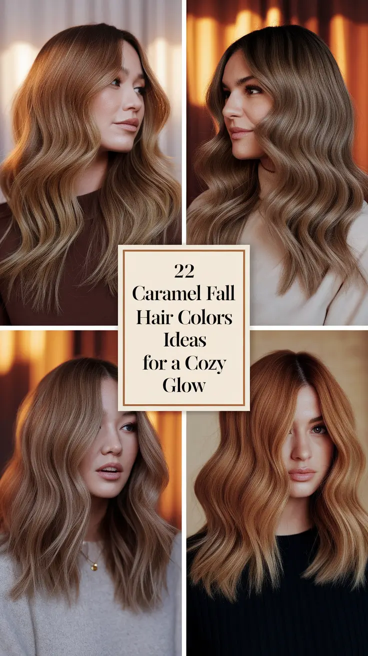 Caramel Fall Hair Colors Ideas 2025 for a Cozy Glow That Feels Like Harvest Magic