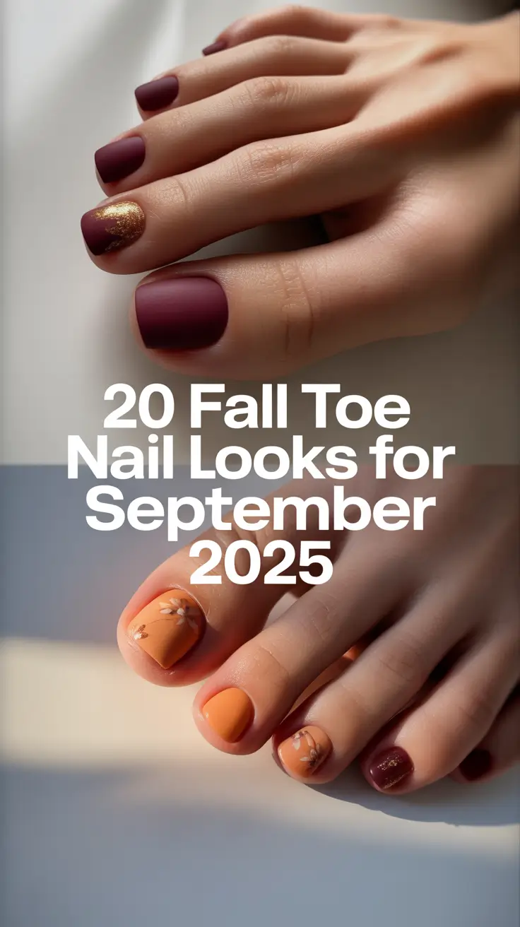 Fall Toe Nail Looks for September 2025: Pretty Polish Ideas and Designs You’ll Love