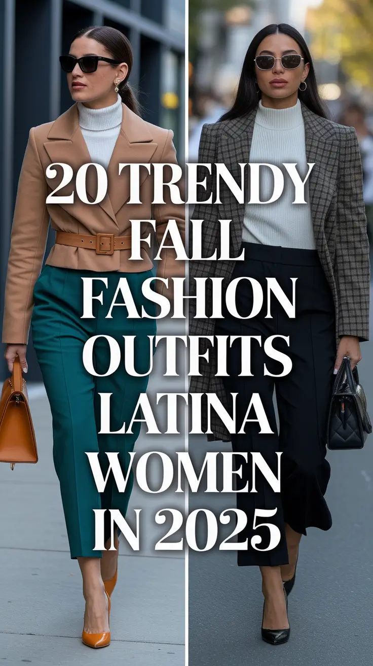 Trendy Fall Fashion Outfits for Latina Women in 2025