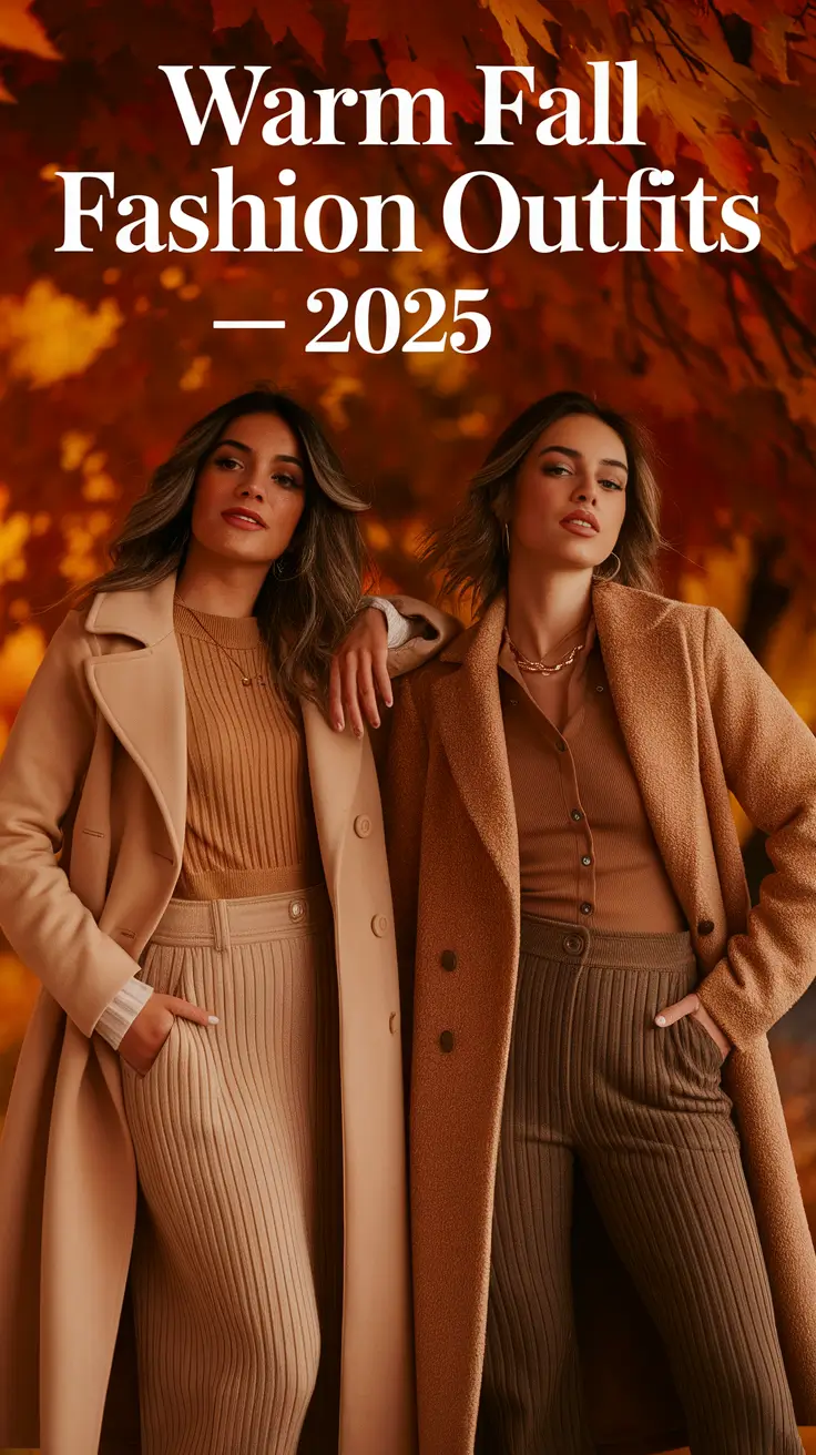 Warm Fall Fashion Outfits – 2025 Guide for Cozy & Casual Style