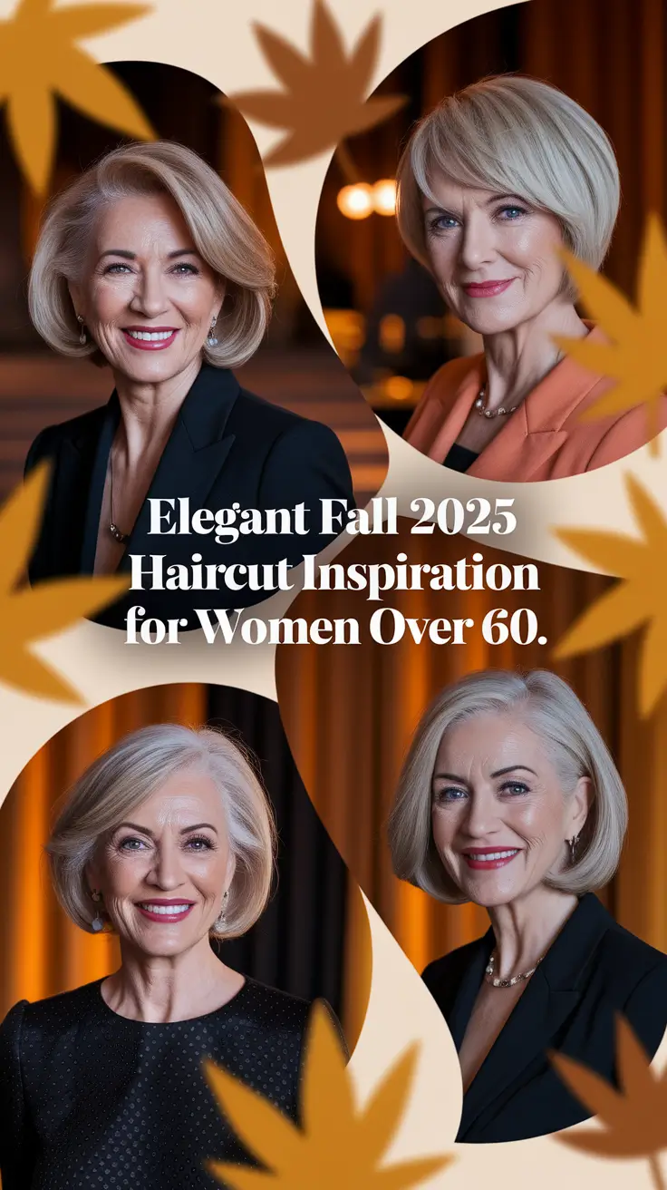 Elegant Fall 2025 Haircut Inspiration for Women Over 60: Stylish, Layered & Ageless Looks
