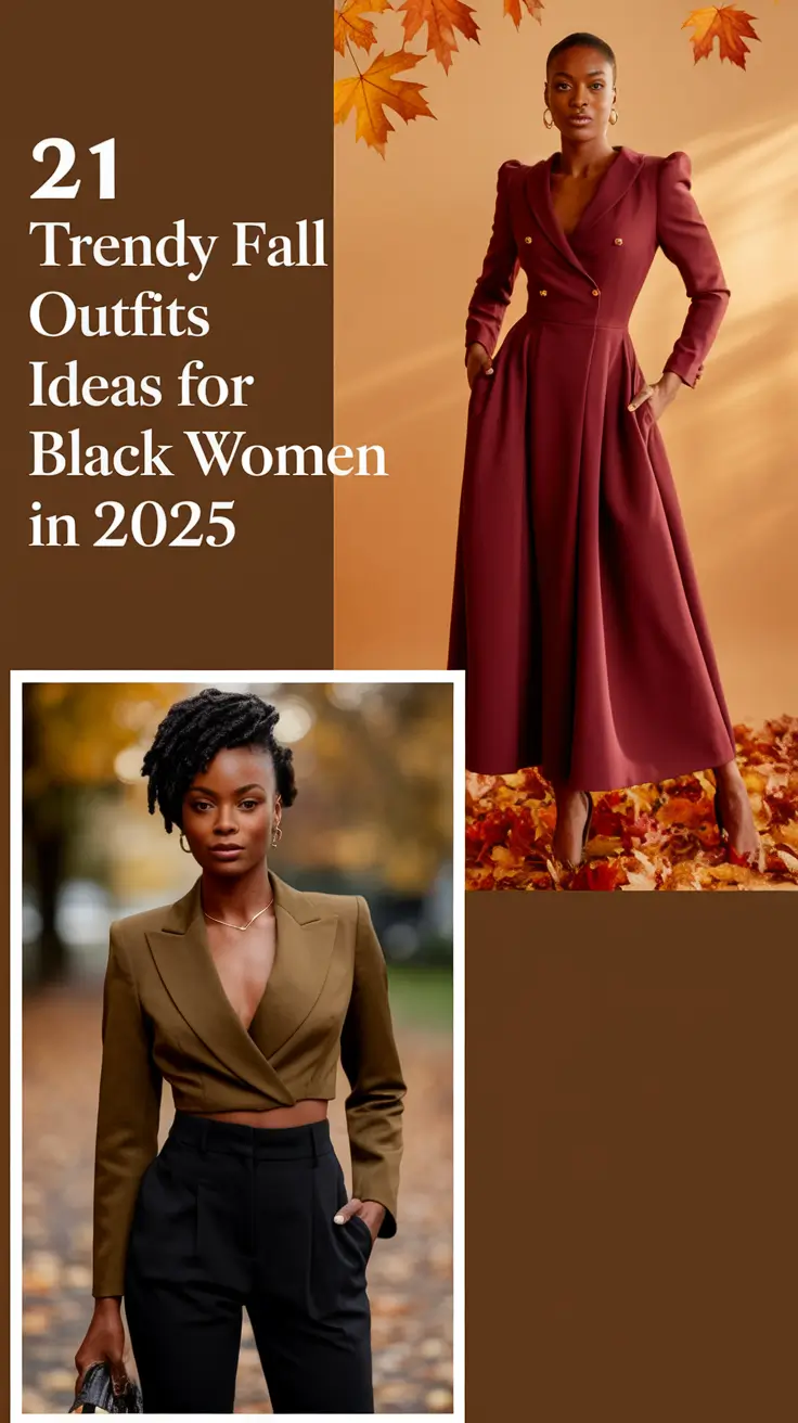 Trendy Fall Outfits Ideas for Black Women in 2025