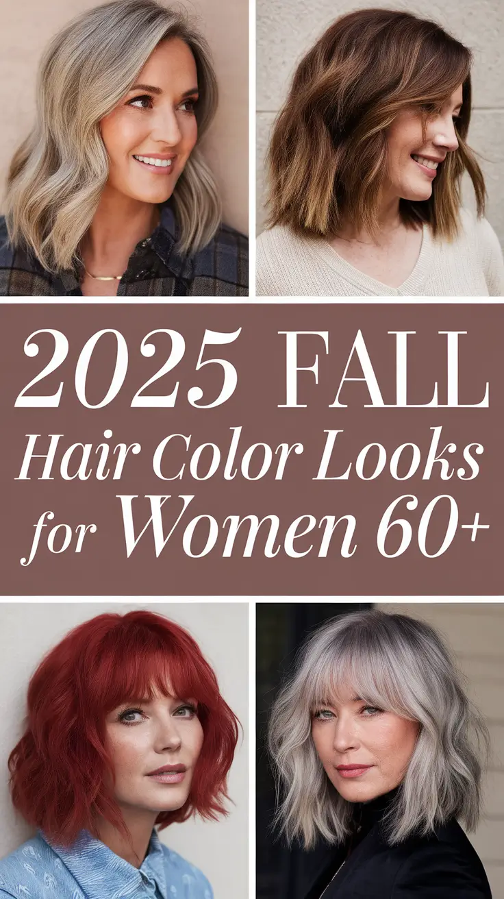 2025 Fall Hair Color Looks for Women 60+: Trending Styles and Ideas