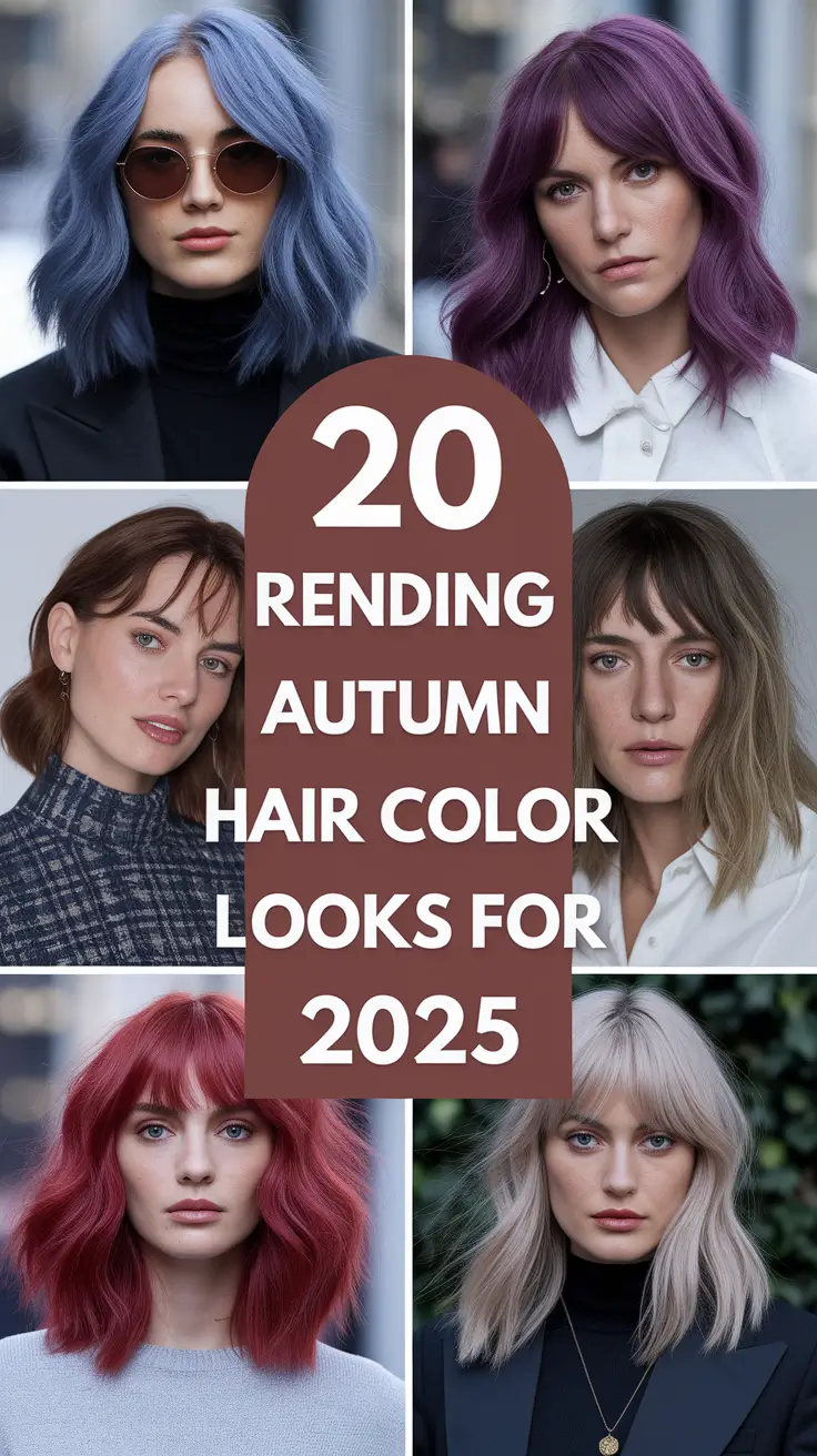 Rending Autumn Hair Color Looks for 2025: The Best Warm & Soft Shades of the Season