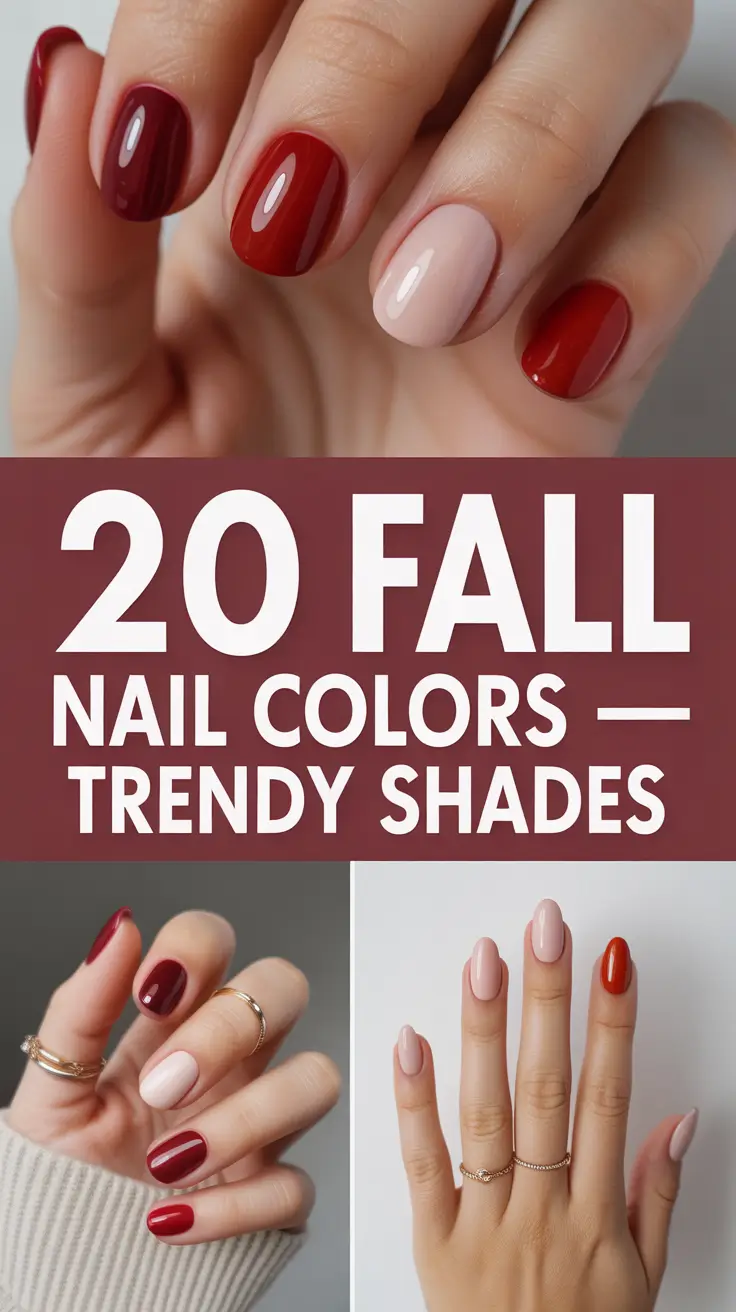 Fall 2025 Nail Colors – Trendy Shades for Autumn Designs & Inspo