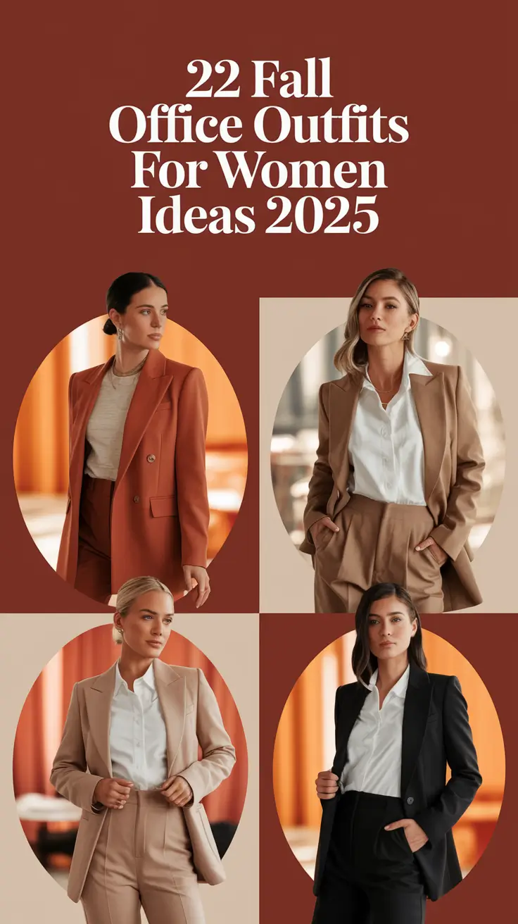 Fall Office Outfits for Women Ideas 2025: Stylish & Practical Looks for Every Work Mood