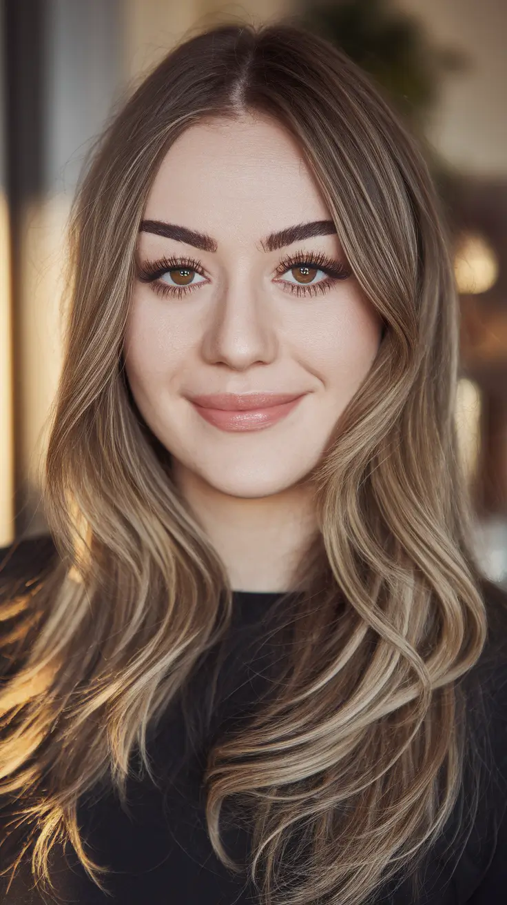 september hair color ideas - Cool Beige Bronde with Whispered Dimension