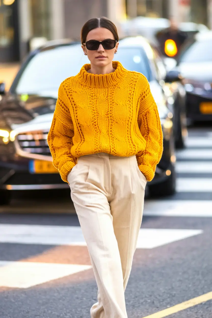 Sweater Outfits for Fall 2025: Trendy, Oversized & Casual Looks for Modern Women